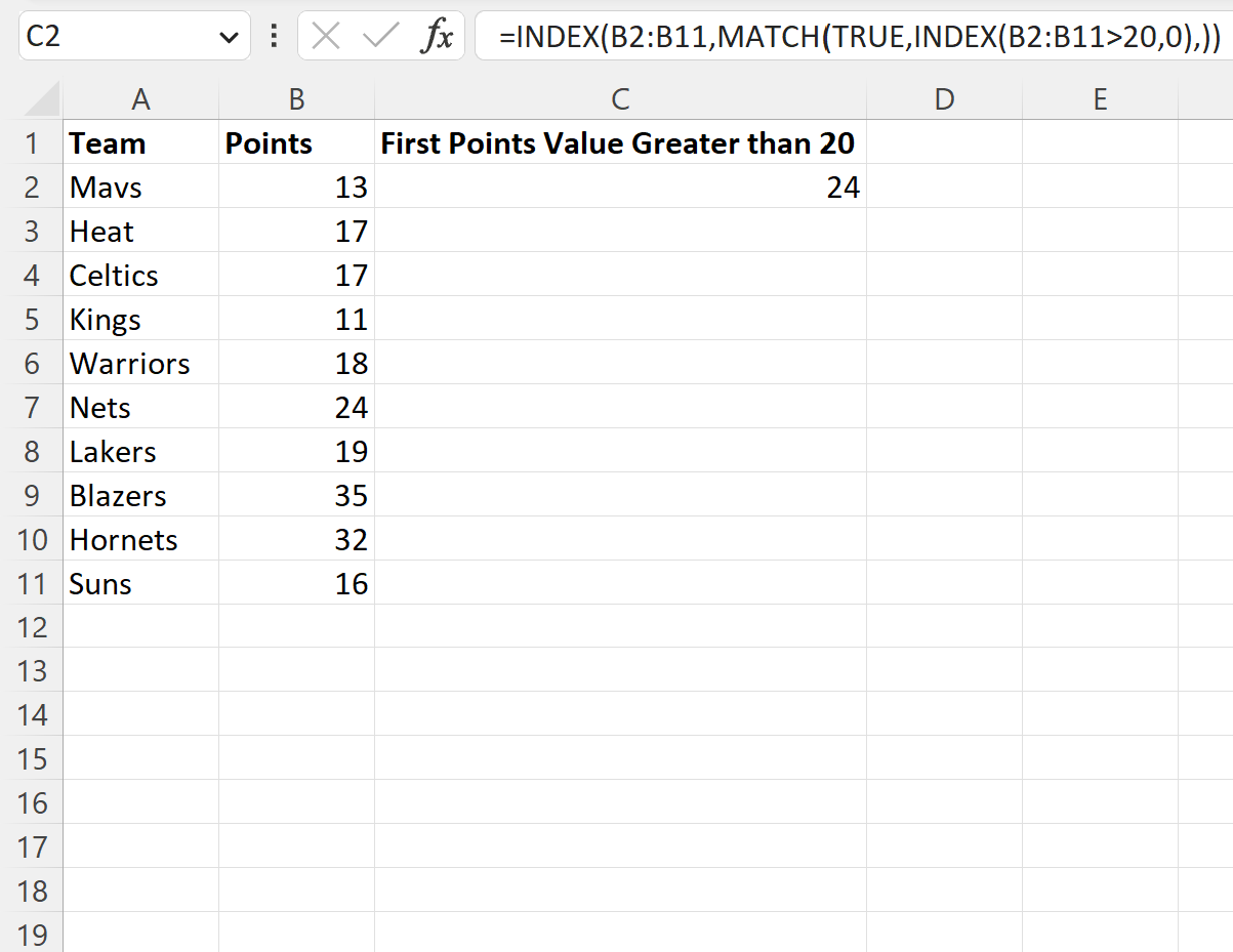 best-way-to-excel-find-first-value-greater-than-specific-number