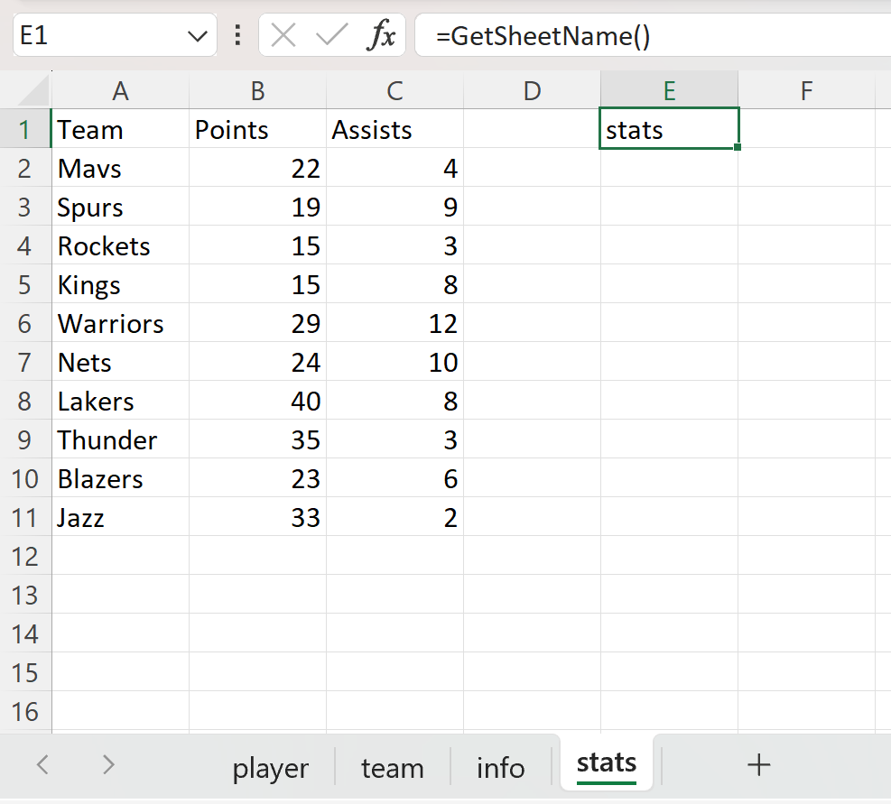 get-sheet-name-using-vba-with-example