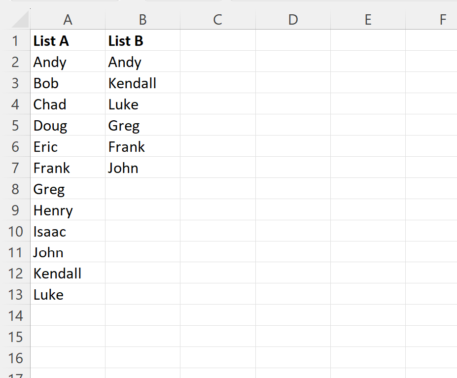 best-way-to-excel-compare-two-columns-for-missing-values