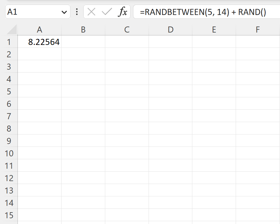 best-way-to-excel-generate-random-number-between-range