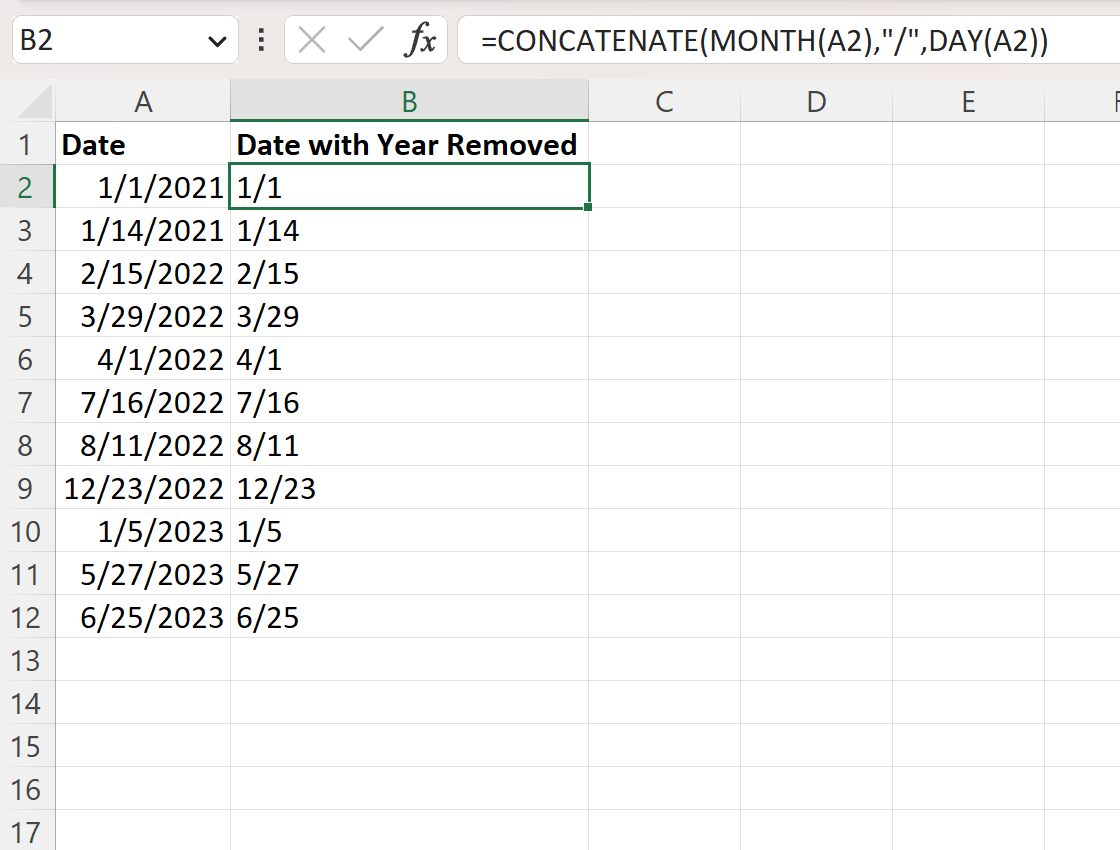 best-way-to-remove-year-from-date-in-excel-with-examples