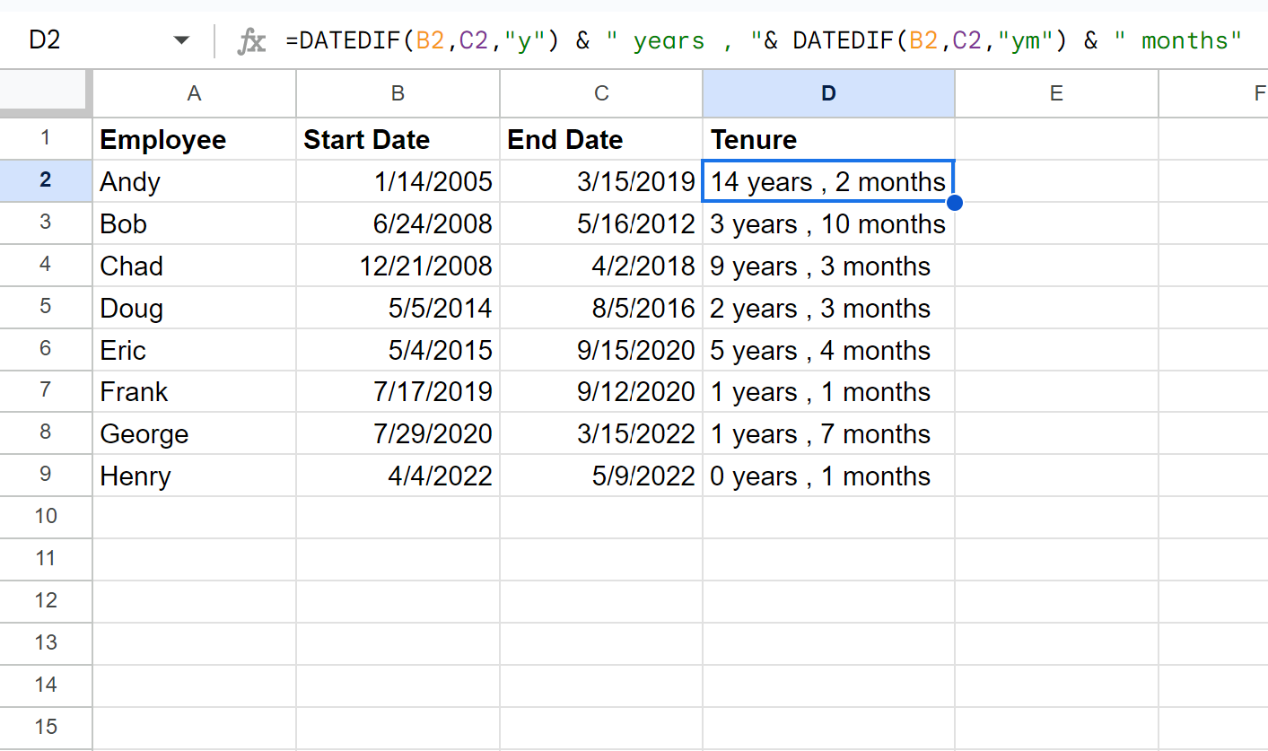Calculate Tenure In Google Sheets PSYCHOLOGICAL STATISTICS calculate-tenure-in-google-sheets-psychological-statistics