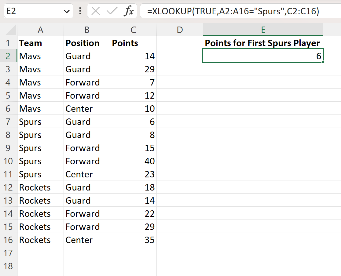 xlook1 Excel XLOOKUP with IF logic