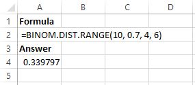 binom6 Binomial distribution in Excel