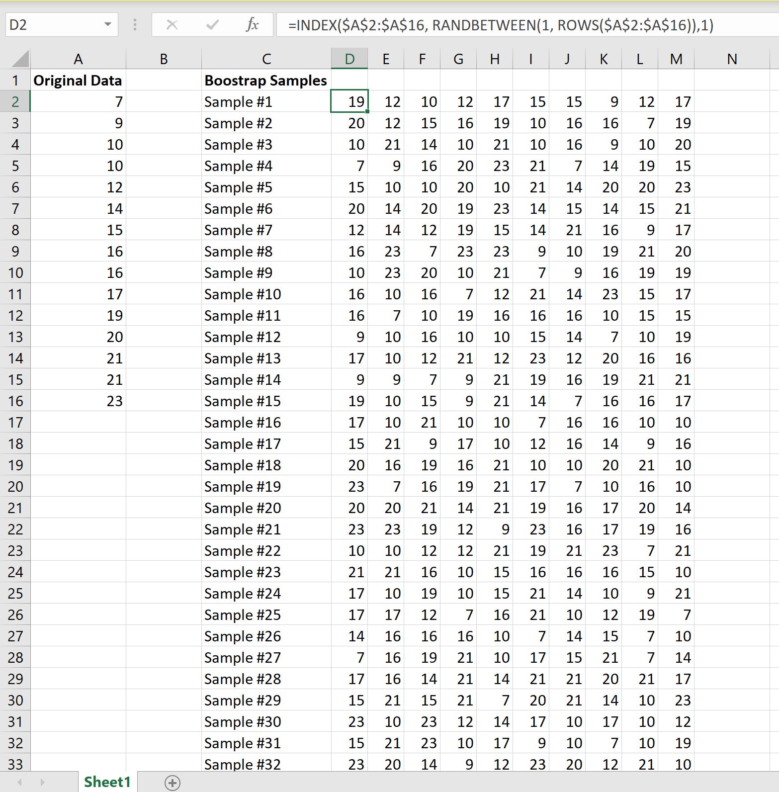 bootstrapexcel2 bootstrapping in Excel