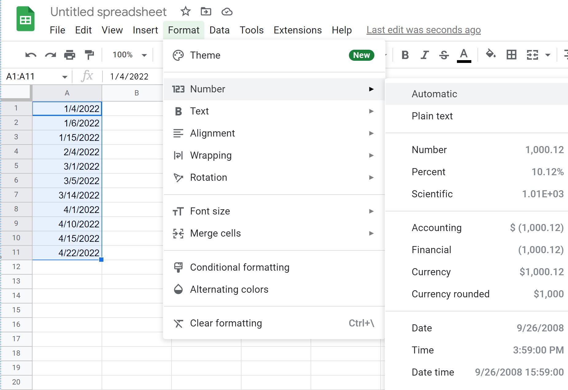 convertdate3 Google Sheets convert dates to numbers