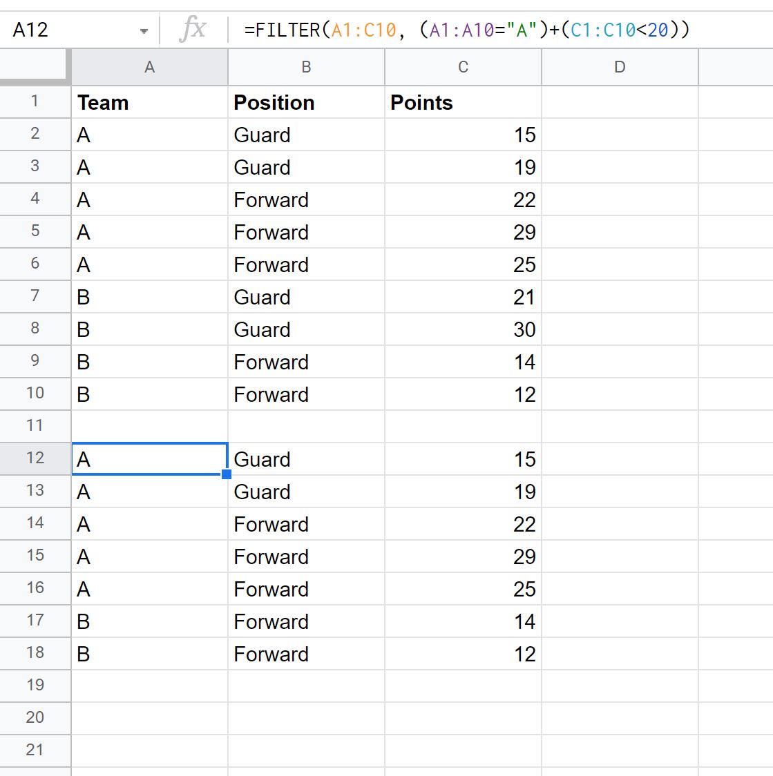 filter3 Google Sheets FILTER function with OR