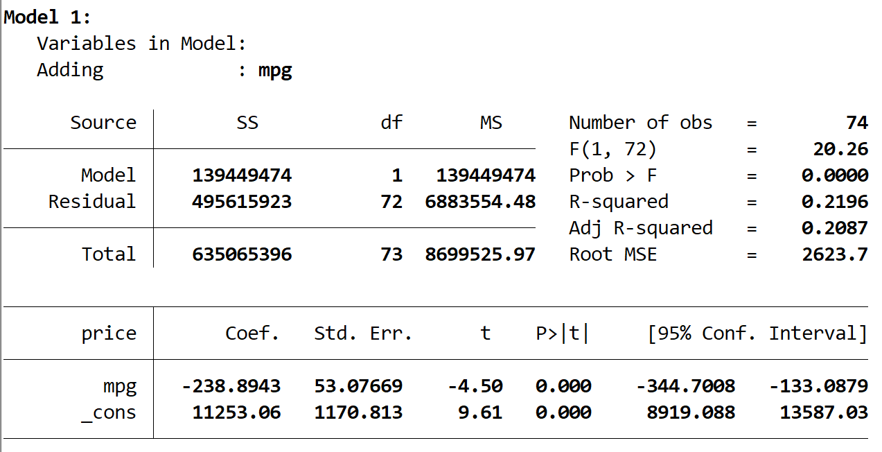hierarchstata4 Hierarchical regression output in Stata