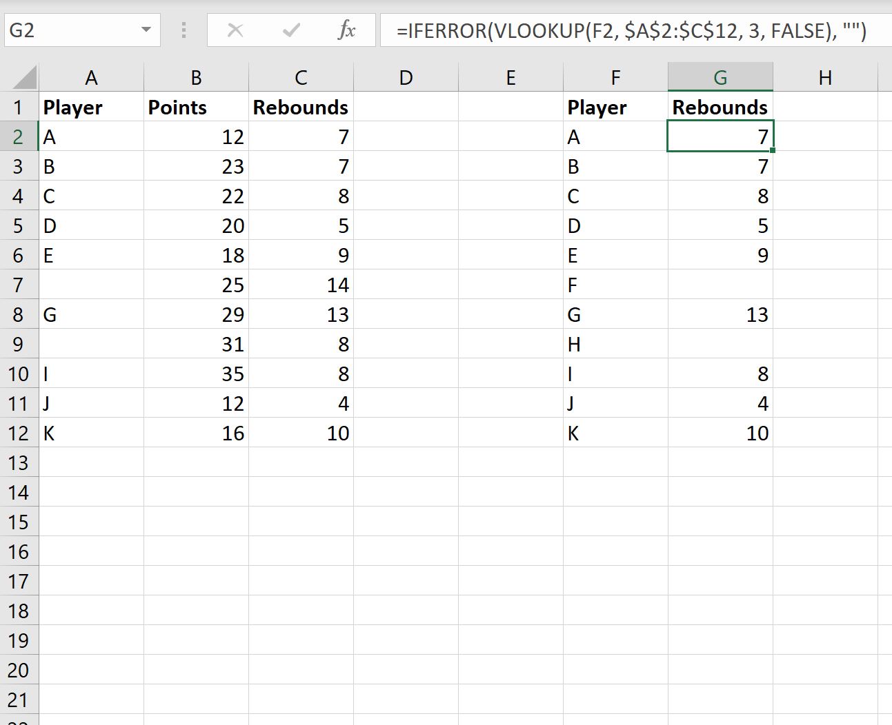 iferror14 IFERROR then blank formula in Excel