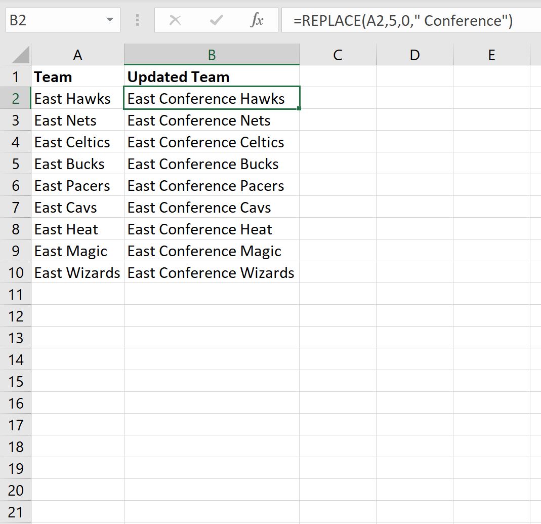 insert2 Excel insert character into string