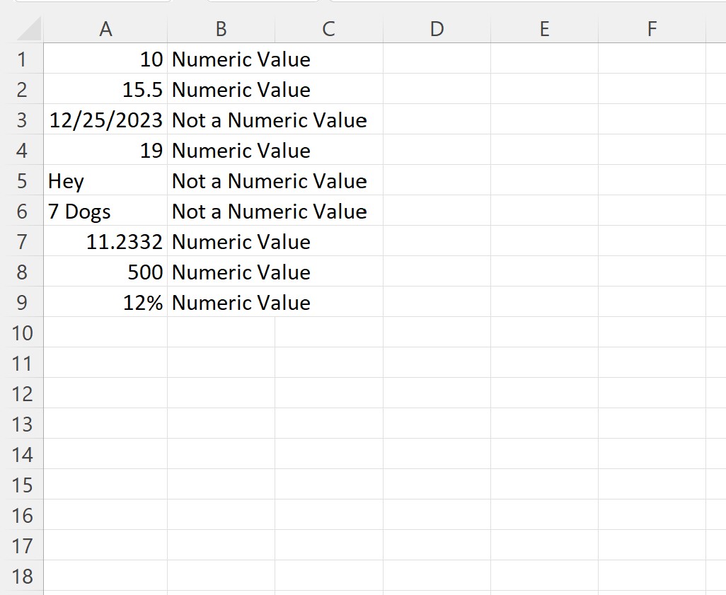 Learning VBA: How To Validate Numeric Data Using The IsNumeric Function ...