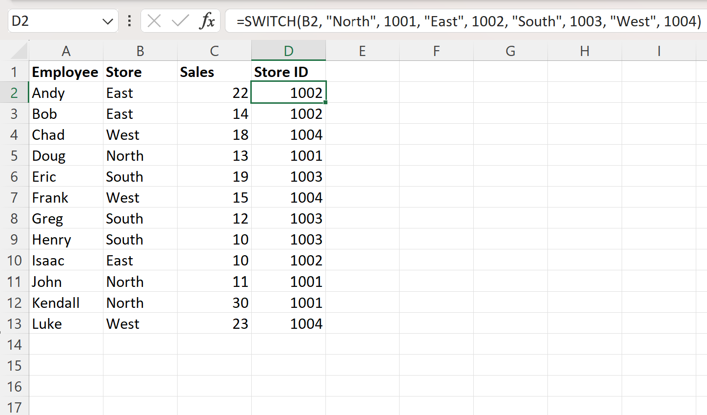 numtext2 Excel assign number value to text
