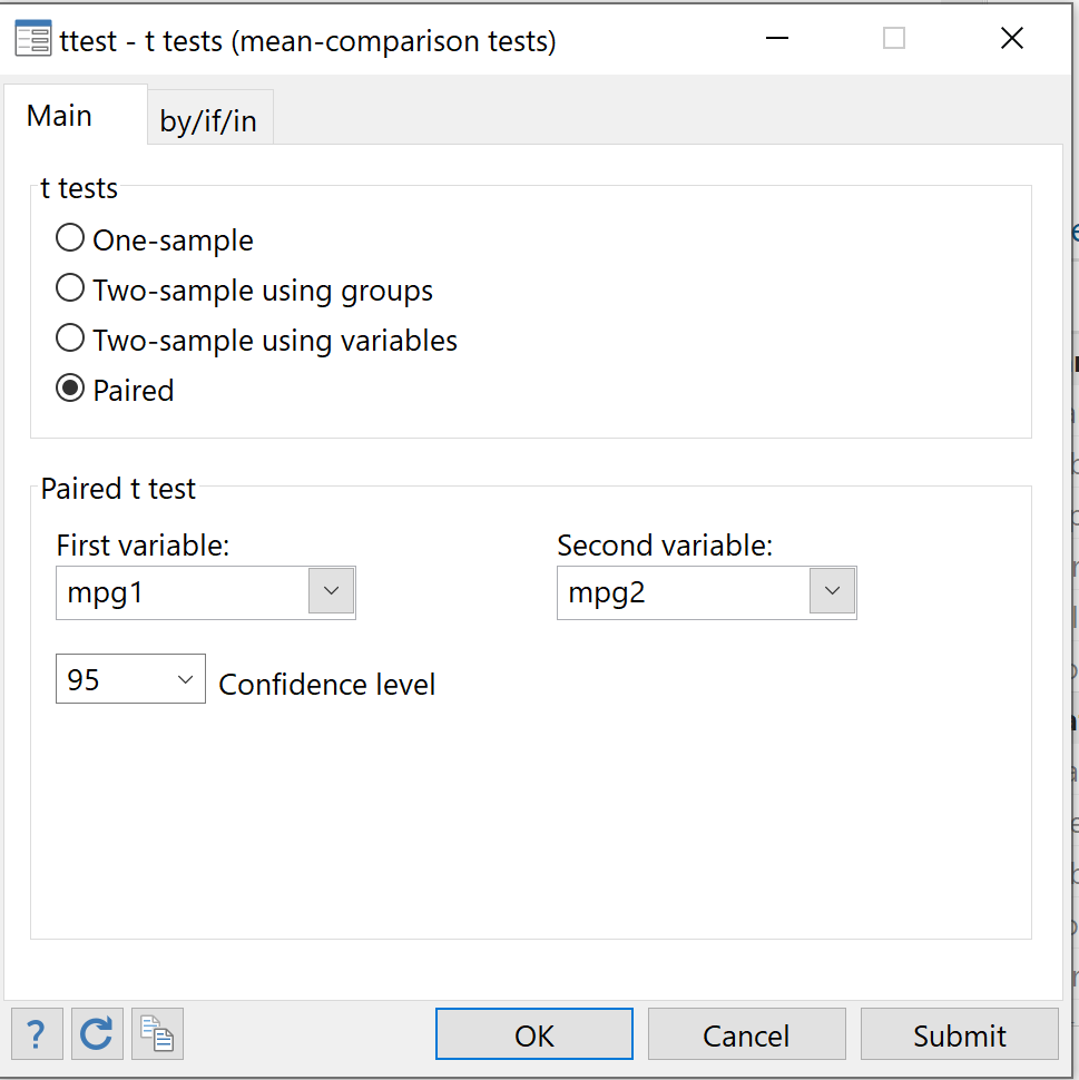 pairedteststata3 Paired t-test in Stata