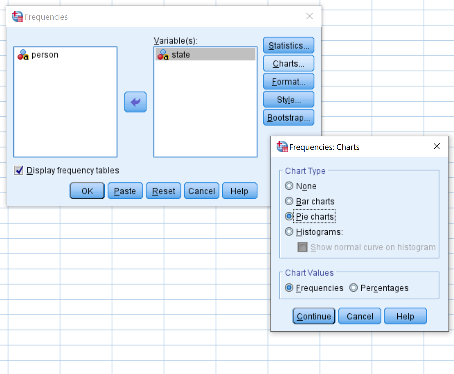 piespss4 Pie chart in SPSS