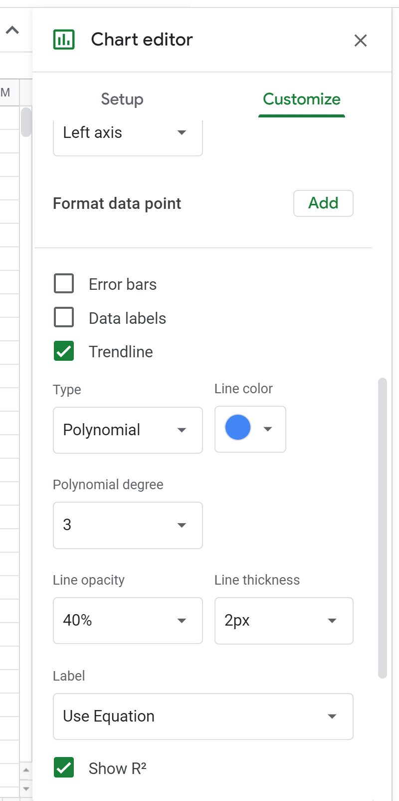 polyregsheets8 Changing the polynomial degree in Google Sheets