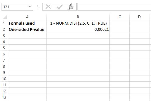 pvalue_score_excel1 P value from z score in Excel