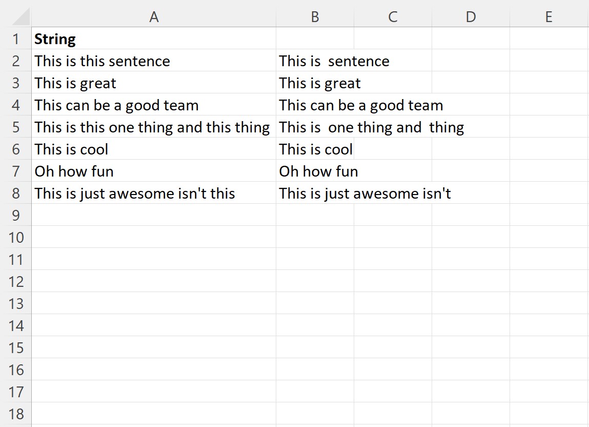 VBA Remove Characters in String PSYCHOLOGICAL STATISTICS