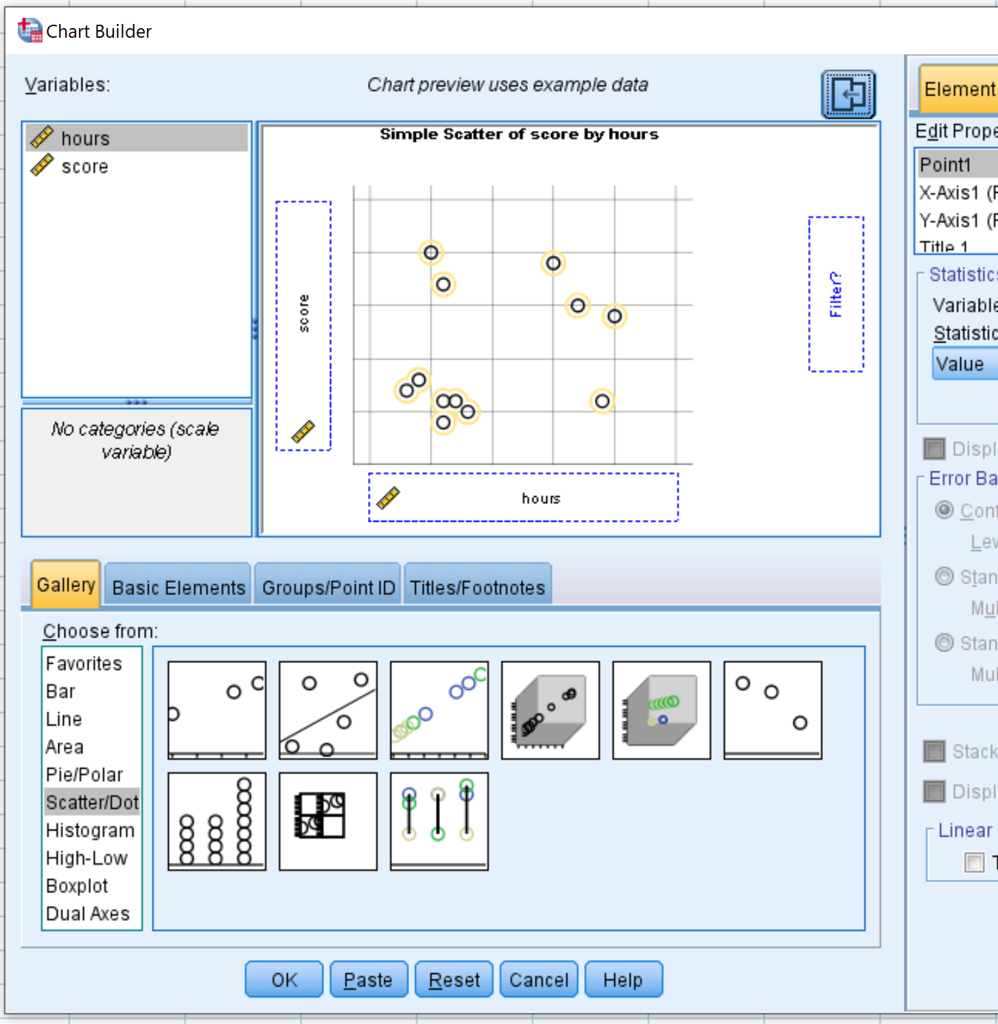 simpregspss2 Scatterplot in SPSS