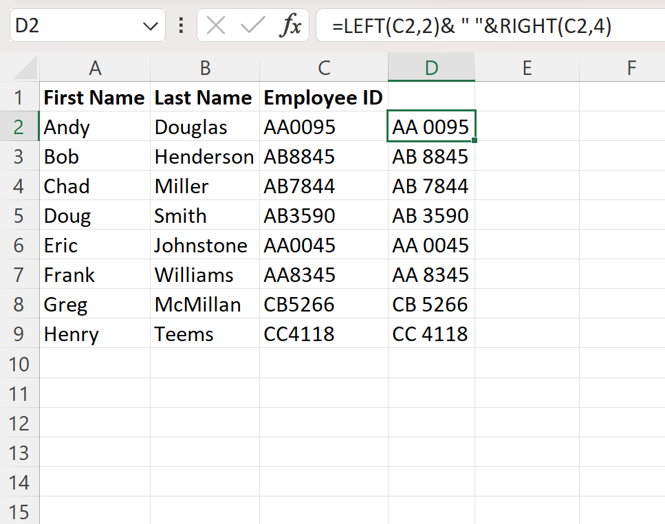 best-way-to-excel-add-blank-space-in-formula