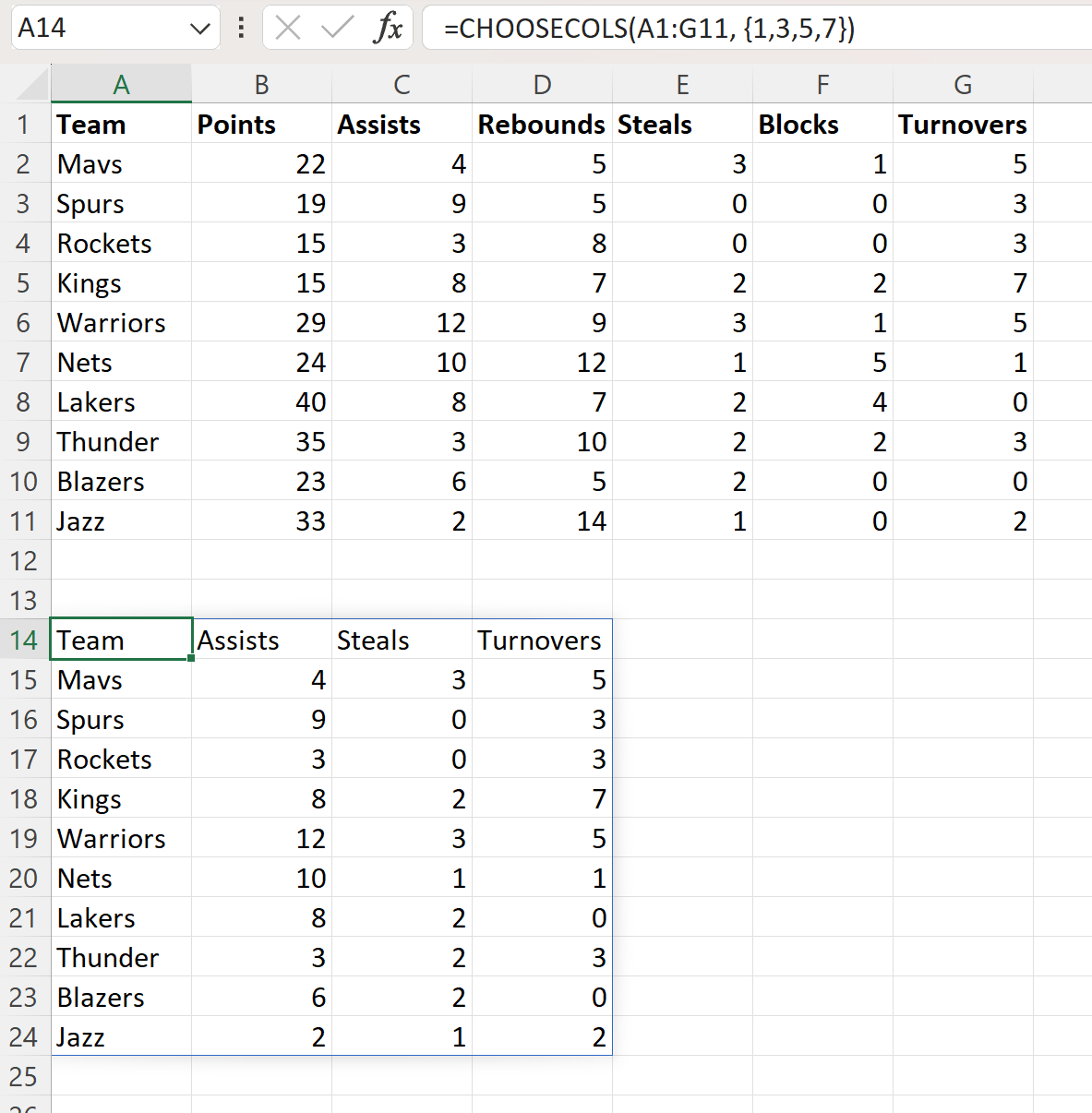 eother2 Excel select every other column
