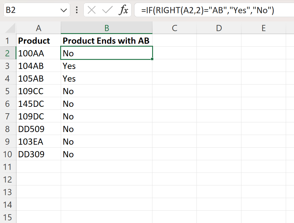 excelends2 Excel check if cell ends with specific characters