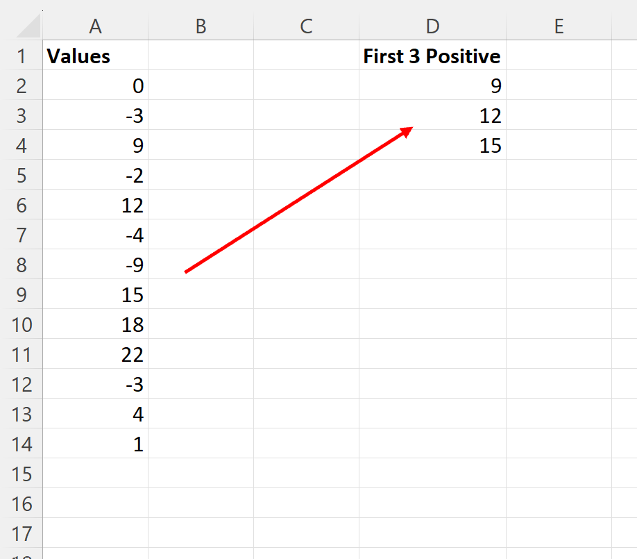 excel-find-first-3-positive-numbers-in-column