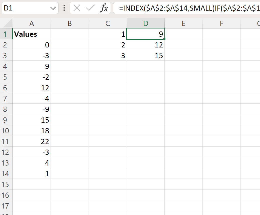 excel-find-first-3-positive-numbers-in-column