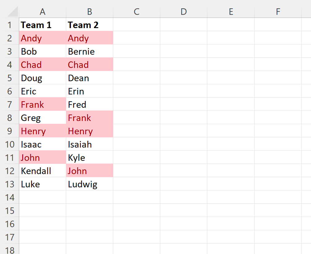 best-way-to-excel-highlight-duplicates-in-two-columns