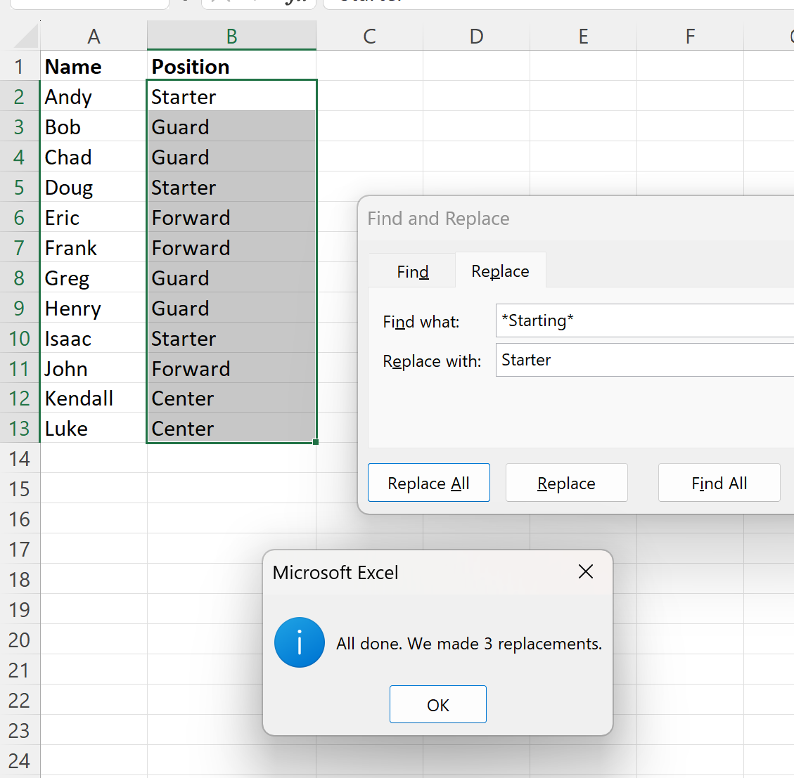 replaceif3 Excel replace if contains