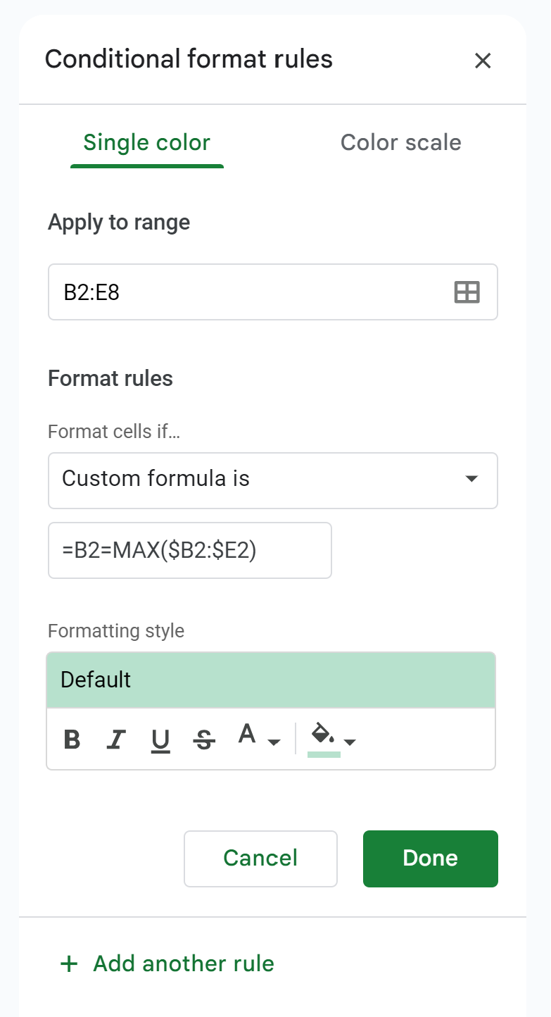 google-sheets-highlight-max-value-in-each-row