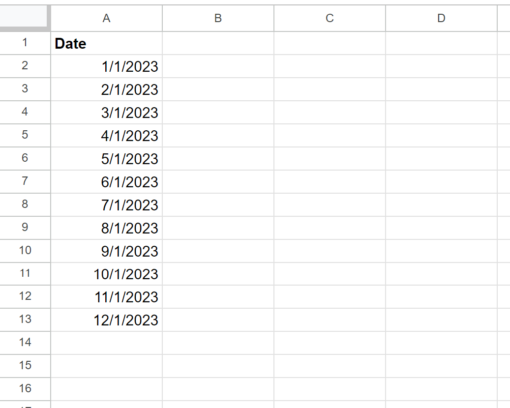 google-sheets-find-the-first-monday-of-each-month