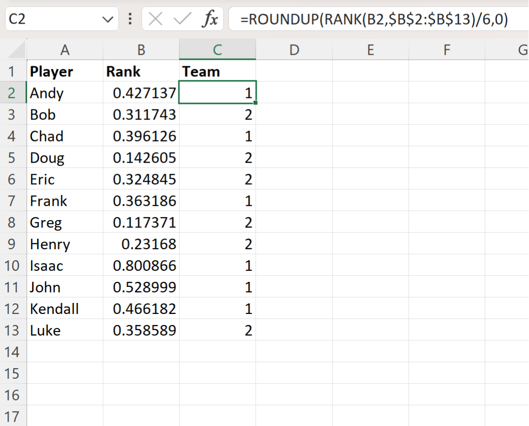 Creating Random Groups In Excel: A Step-by-Step Tutorial ...