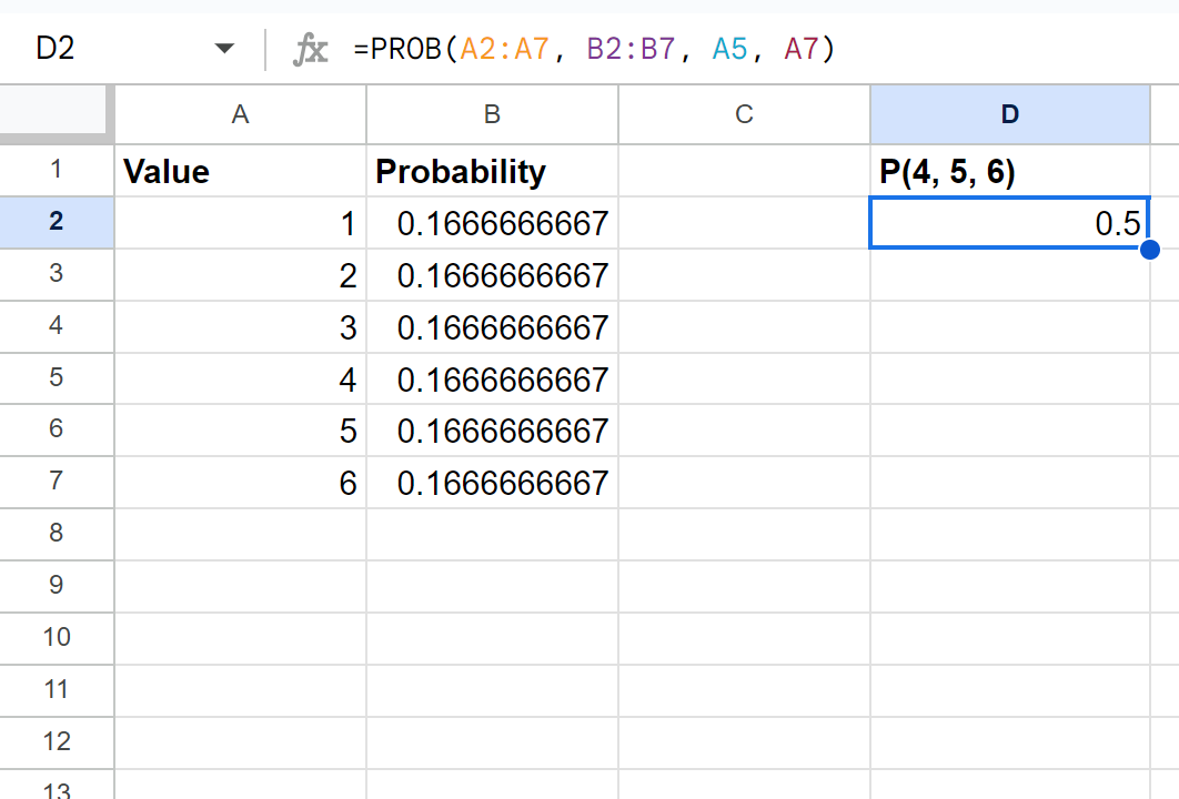 probsheet2
