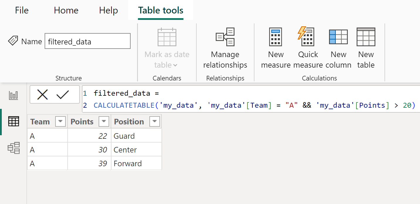 filter2 Power BI select rows based on multiple conditions