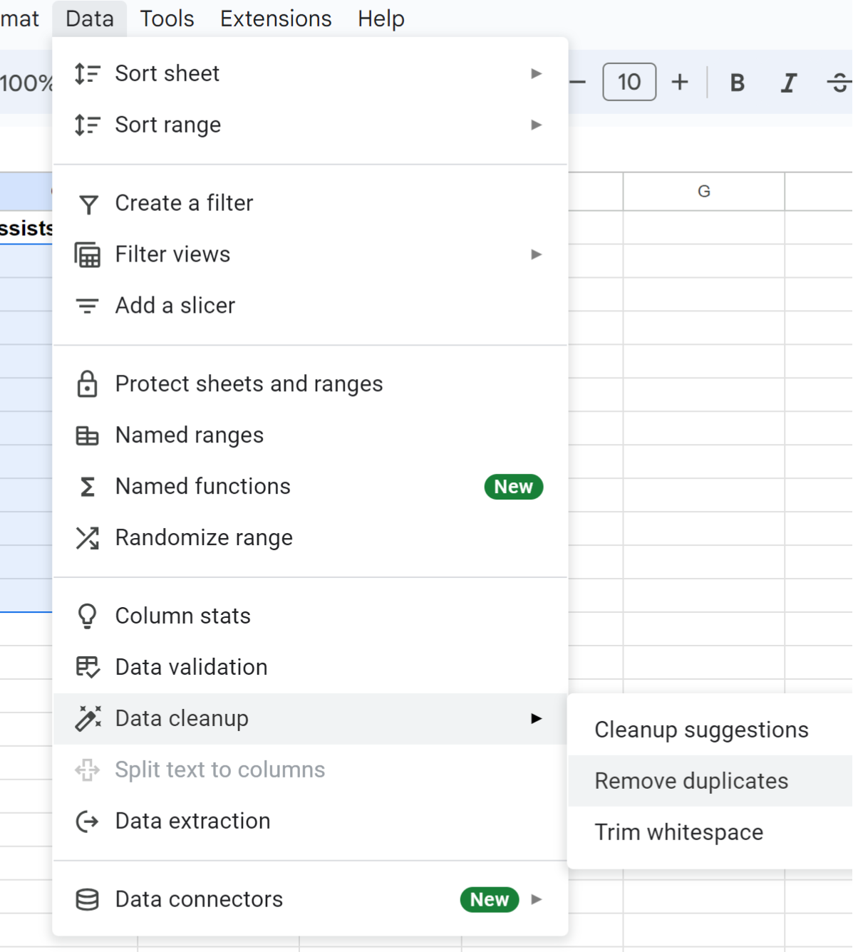 remove2 Google Sheets remove duplicate rows based on one column