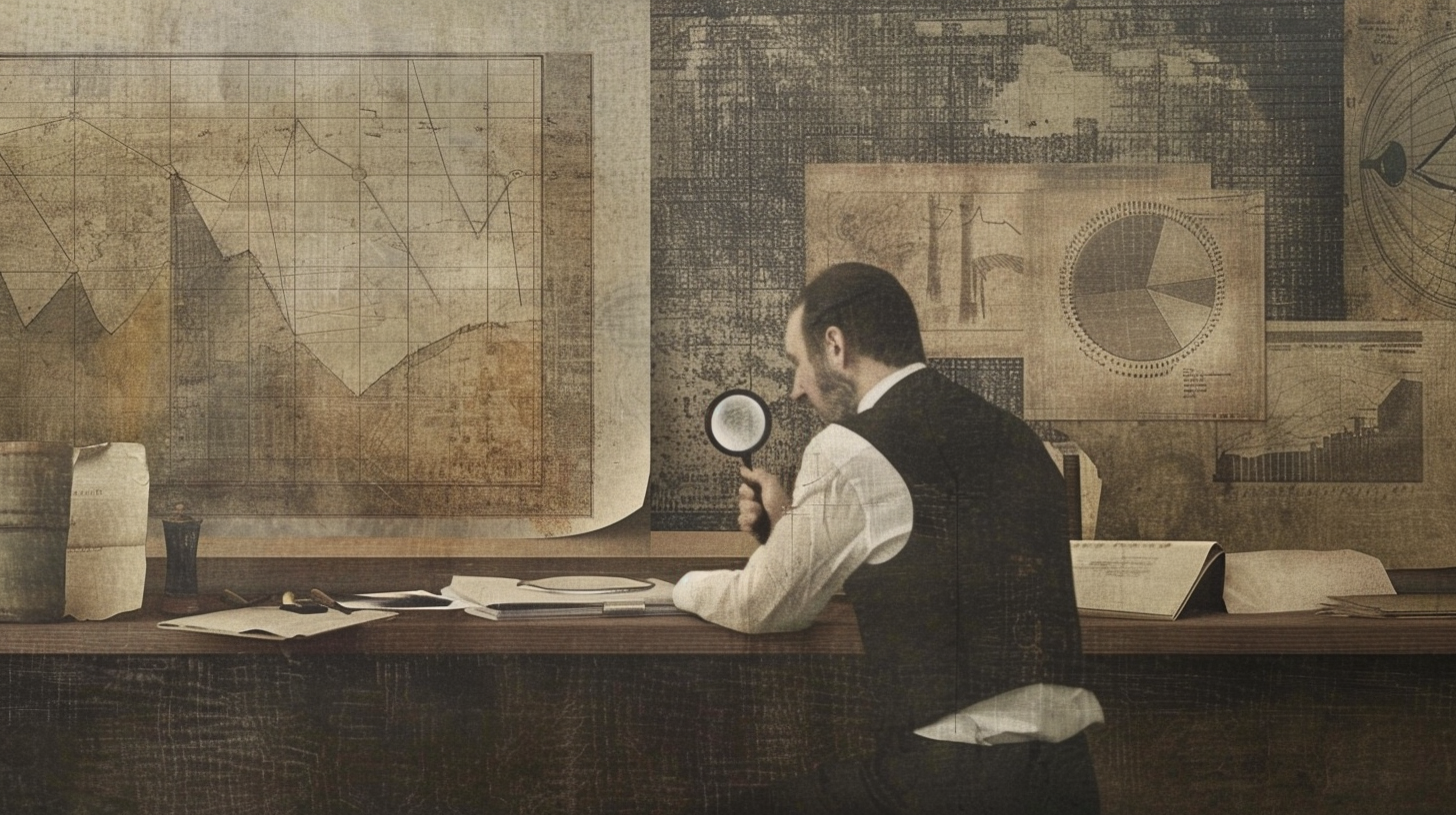 statology-old-timey-statistical-investigator-header 6 Key Techniques in Survival Analysis Every Analyst Should Know